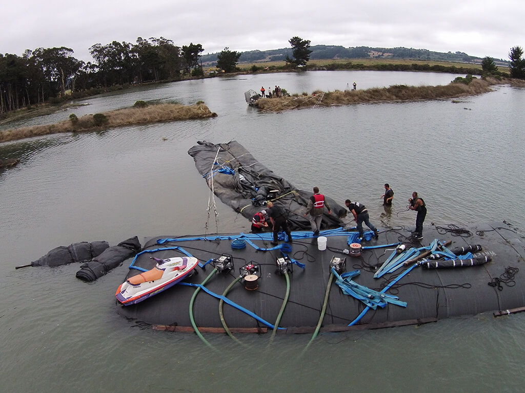 Humboldt Bay Levee Breach Plug