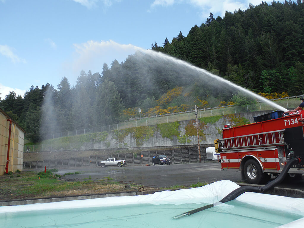 Above Ground Water Impoundment – Cal Fire Training