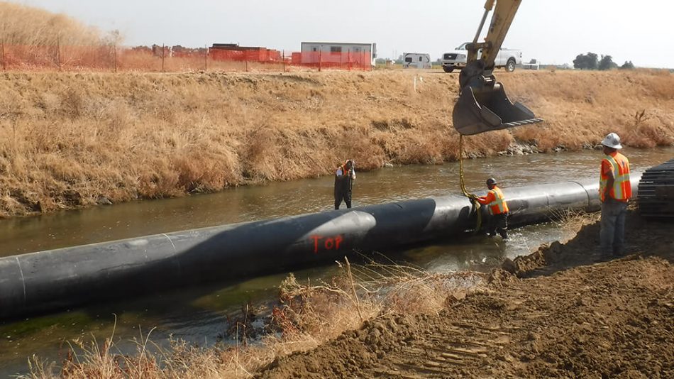 Flume Pipes, Dixon, CA AquaDam