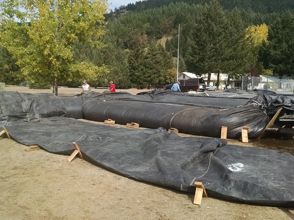 60000 gal Water Storage for Pool Maintenance