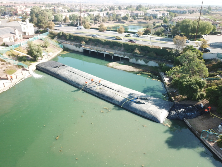 Rancho Del Lago, Moreno Valley, Partial Pond Sediment Removal Isolation