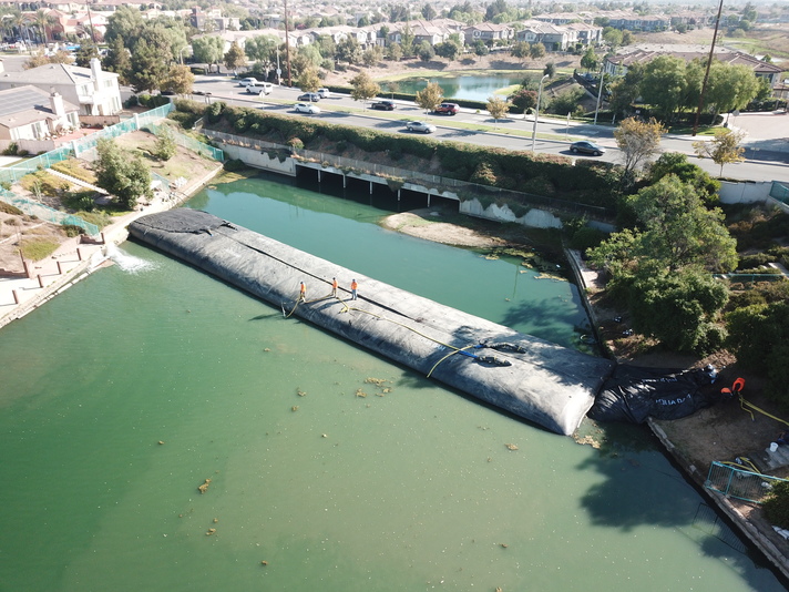 Rancho Del Lago, Moreno Valley, Partial Pond Sediment Removal Isolation