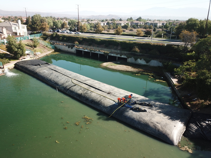 Rancho Del Lago, Moreno Valley, Partial Pond Sediment Removal Isolation