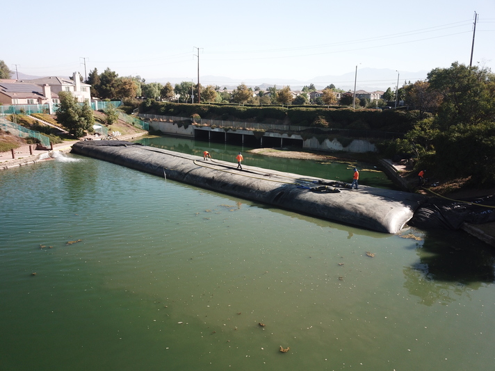 Rancho Del Lago, Moreno Valley, Partial Pond Sediment Removal Isolation