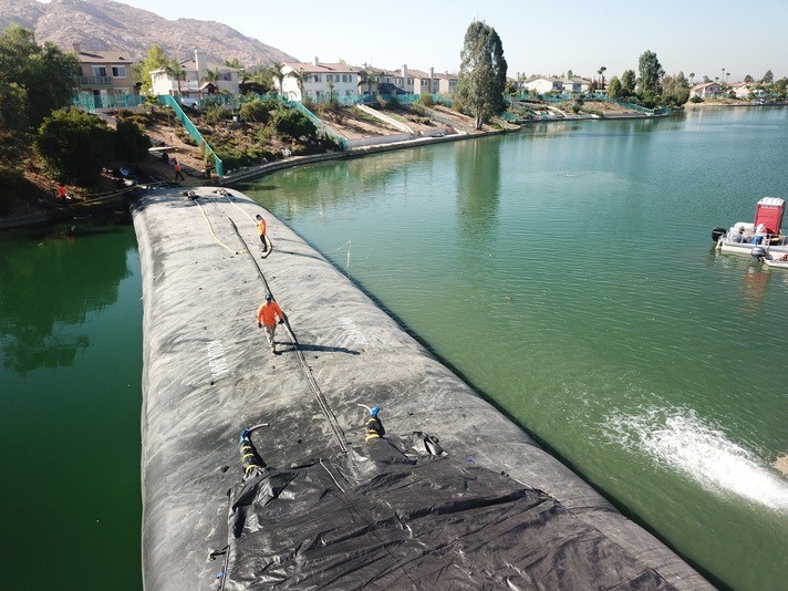 Rancho Del Lago, Moreno Valley, Partial Pond Sediment Removal Isolation