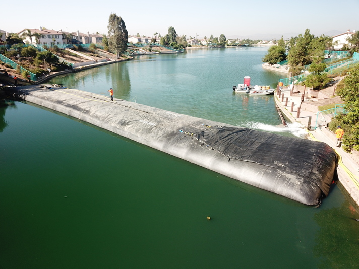 Rancho Del Lago, Moreno Valley, Partial Pond Isolation for Sediment Removal 2019