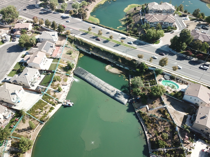 Rancho Del Lago, Moreno Valley, Partial Pond Sediment Removal Isolation