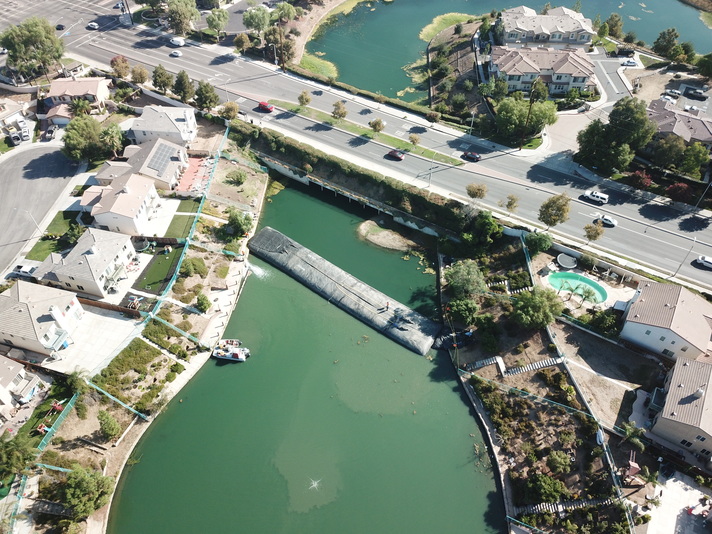 Rancho Del Lago, Moreno Valley, Partial Pond Sediment Removal Isolation