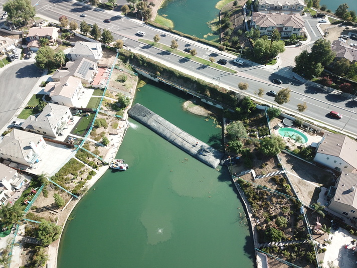 Rancho Del Lago, Moreno Valley, Partial Pond Sediment Removal Isolation