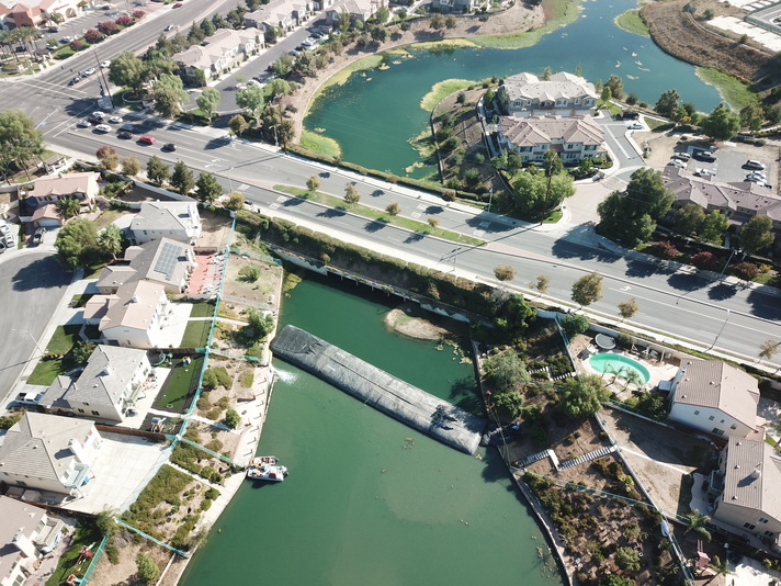 Rancho Del Lago, Moreno Valley, Partial Pond Sediment Removal Isolation