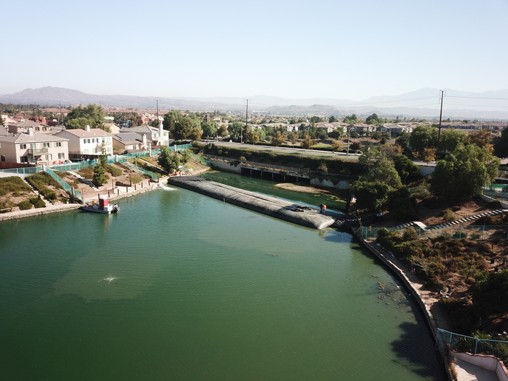 Rancho Del Lago, Moreno Valley, Partial Pond Sediment Removal Isolation