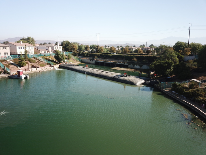 Rancho Del Lago, Moreno Valley, Partial Pond Sediment Removal Isolation