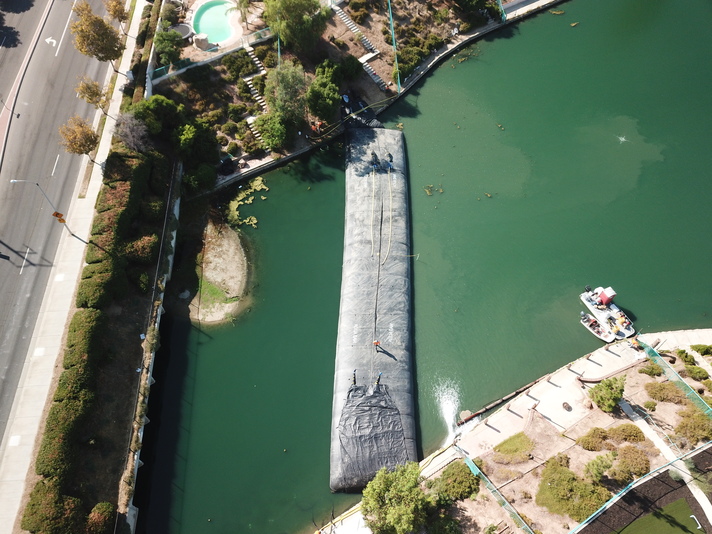 Rancho Del Lago, Moreno Valley, Partial Pond Sediment Removal Isolation