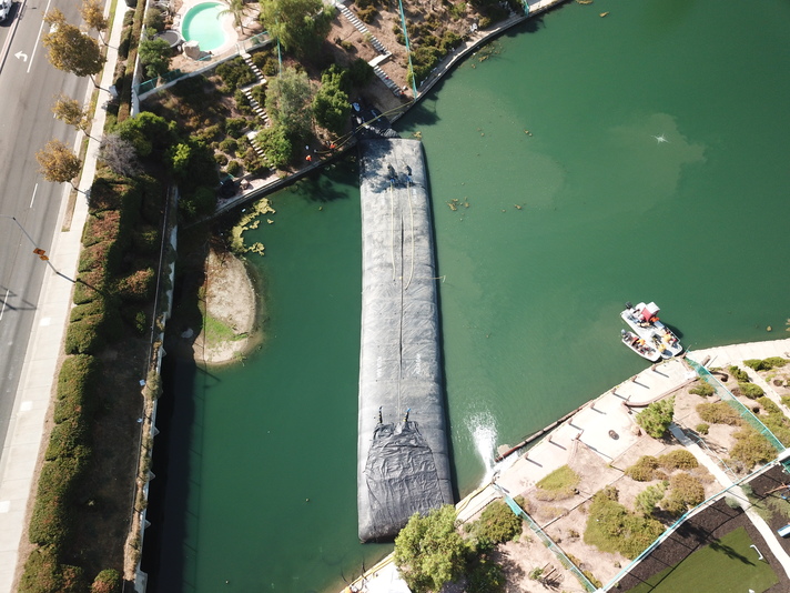 Rancho Del Lago, Moreno Valley, Partial Pond Sediment Removal Isolation