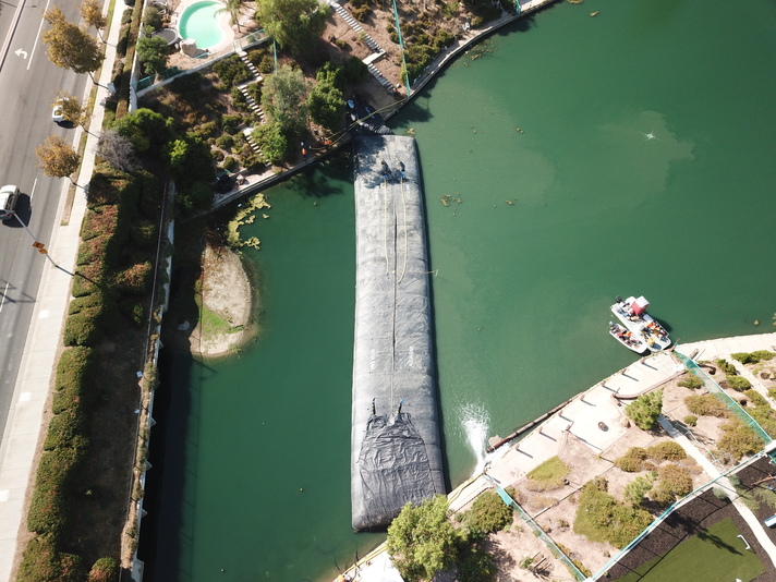 Rancho Del Lago, Moreno Valley, Partial Pond Sediment Removal Isolation