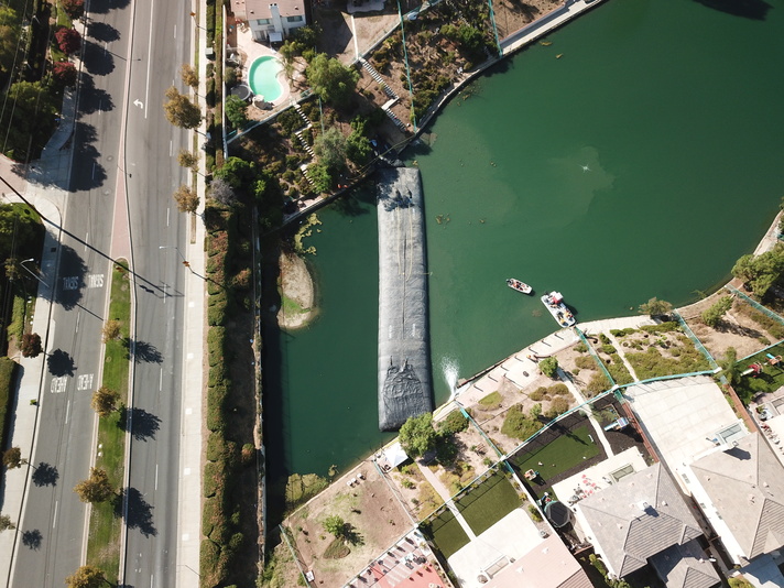 Rancho Del Lago, Moreno Valley, Partial Pond Sediment Removal Isolation