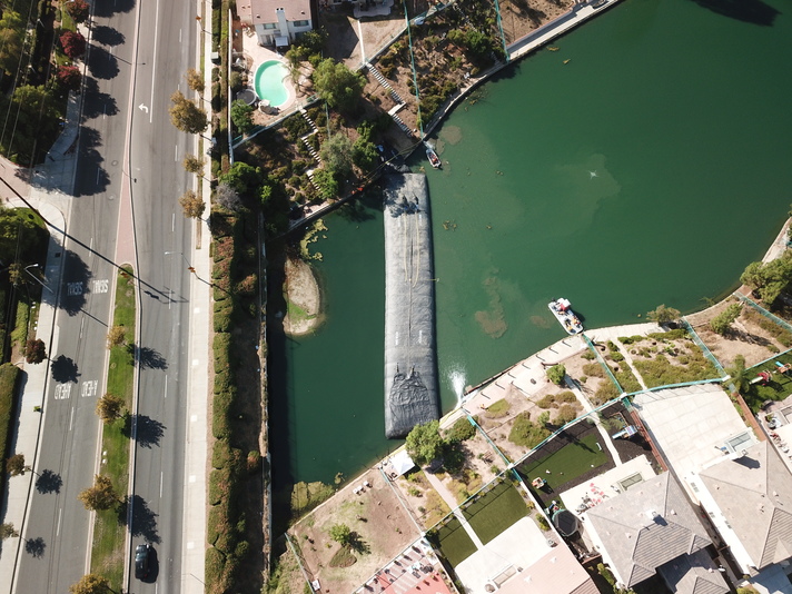 Rancho Del Lago, Moreno Valley, Partial Pond Sediment Removal Isolation