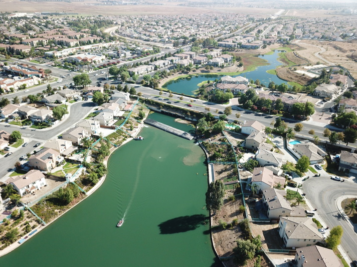 Rancho Del Lago, Moreno Valley, Partial Pond Sediment Removal Isolation