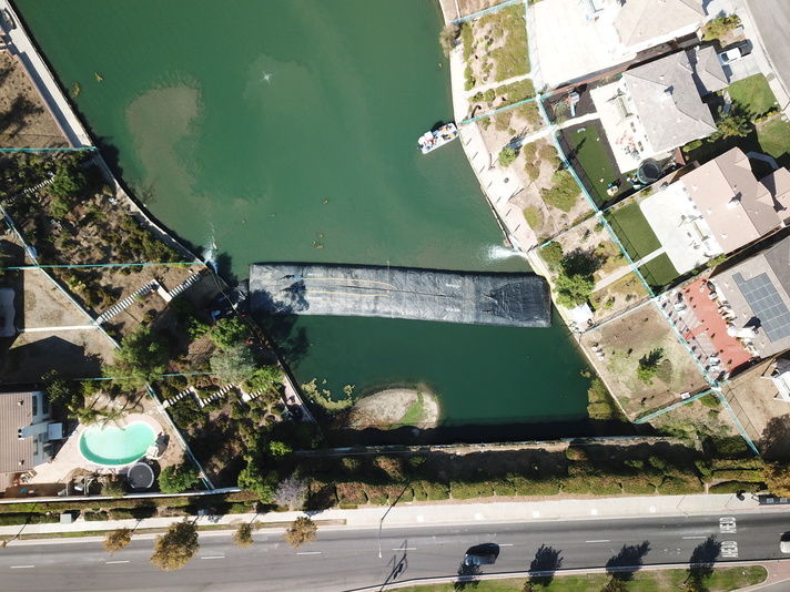 Rancho Del Lago, Moreno Valley, Partial Pond Sediment Removal Isolation