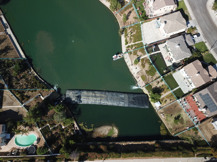 Rancho Del Lago, Moreno Valley, Partial Pond Sediment Removal Isolation