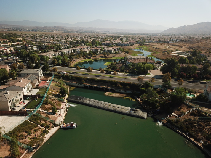 Rancho Del Lago, Moreno Valley, Partial Pond Sediment Removal Isolation