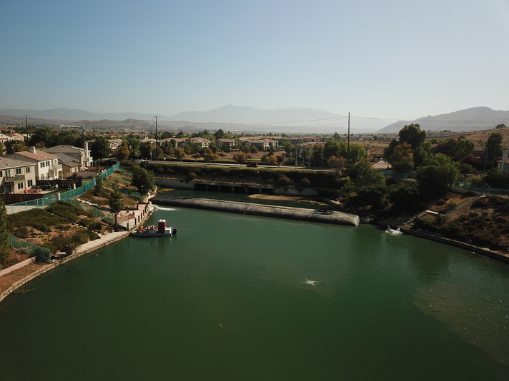 Rancho Del Lago, Moreno Valley, Partial Pond Sediment Removal Isolation