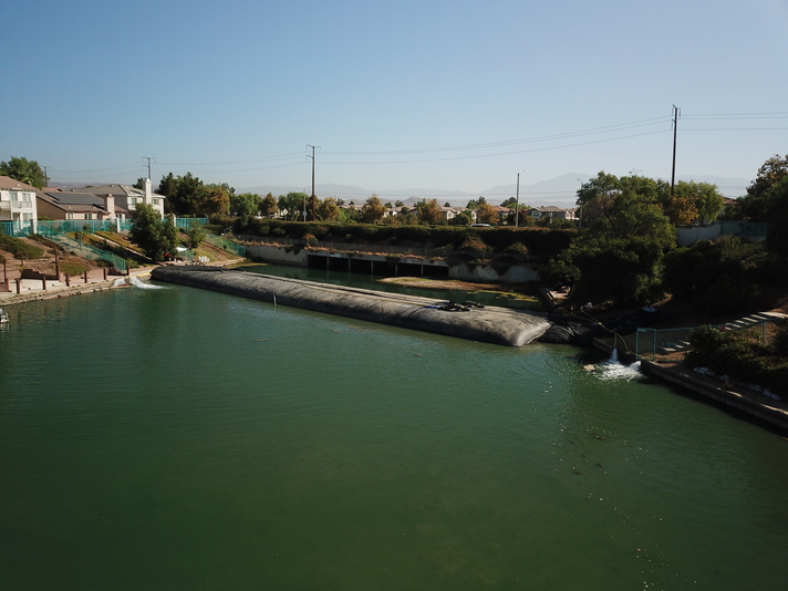 Rancho Del Lago, Moreno Valley, Partial Pond Sediment Removal Isolation