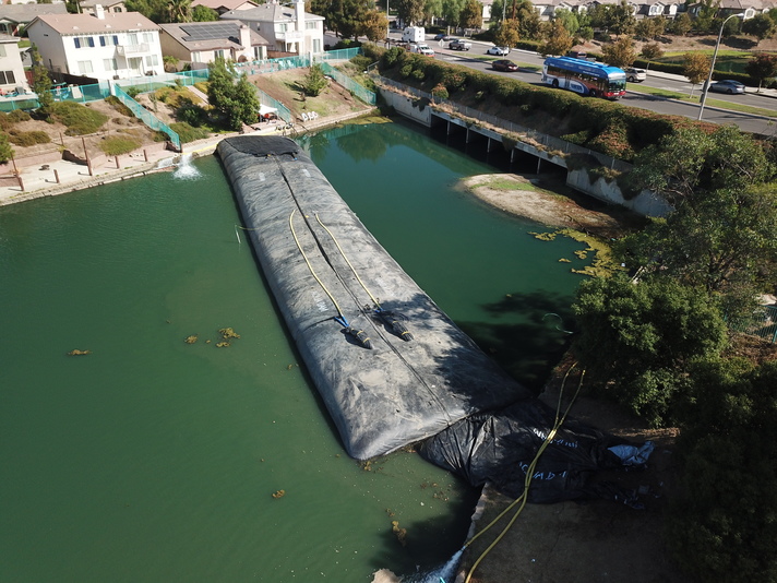 Rancho Del Lago, Moreno Valley, Partial Pond Sediment Removal Isolation