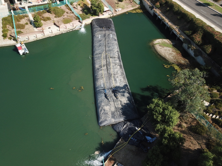 Rancho Del Lago, Moreno Valley, Partial Pond Sediment Removal Isolation