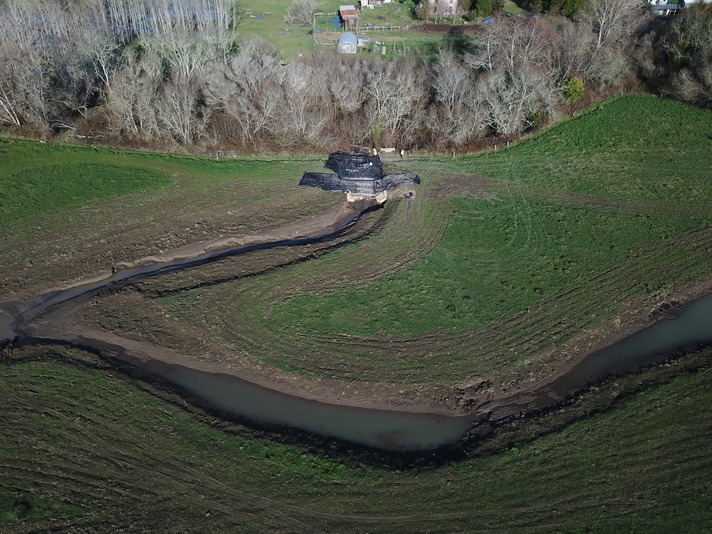 Jacoby Creek Bank Washout, Isolation with AquaDams