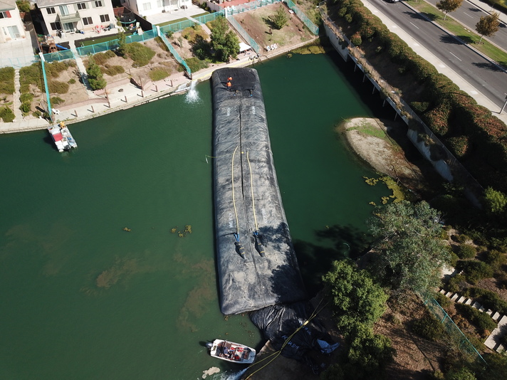 Rancho Del Lago, Moreno Valley, Partial Pond Sediment Removal Isolation