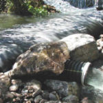 Stream Diversion for Concrete Check Dam Apple Creek, CA, 2001