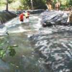 Stream Diversion for Concrete Check Dam Apple Creek, CA, 2001