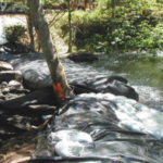 Stream Diversion for Concrete Check Dam Apple Creek, CA, 2001