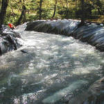 Stream Diversion for Concrete Check Dam Apple Creek, CA, 2001