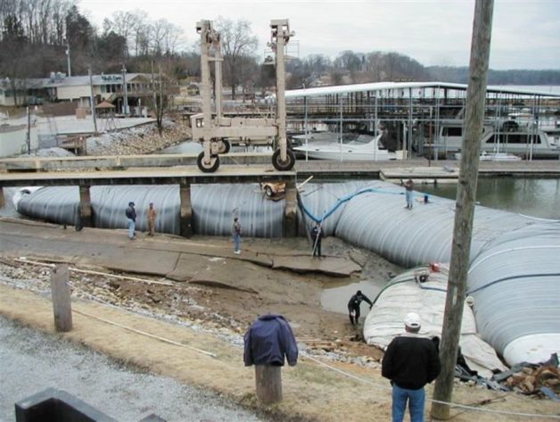 Boat Ramp Repair: Tennessee River, Chattanooga, TN (2003)