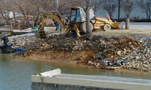 Boat Ramp Repair: Tennessee River, Chattanooga, TN (2003)