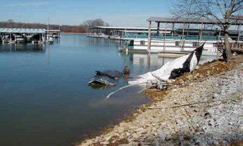 Boat Ramp Repair: Tennessee River, Chattanooga, TN (2003)