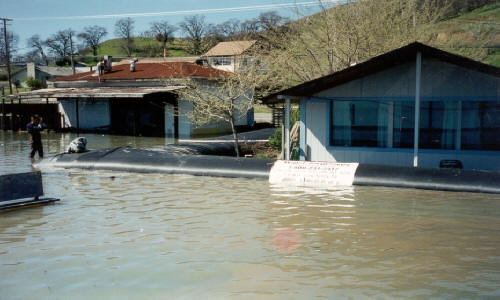 Home Owner Flood Protection, Clearlake, California