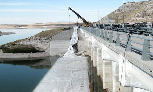 Dewatering for Flood Gate Repainting Basin Electric Power Co-op