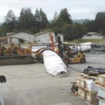 Dewatering Tidal Canal for Water Intake Repair Fremont, CA (2002)