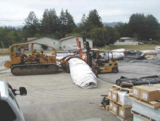 Dewatering Tidal Canal for Water Intake Repair Fremont, CA (2002)