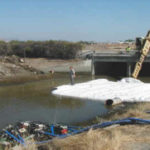 Dewatering Tidal Canal for Water Intake Repair Fremont, CA (2002)