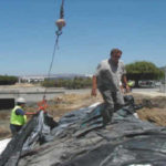 Dewatering Tidal Canal for Water Intake Repair Fremont, CA (2002)