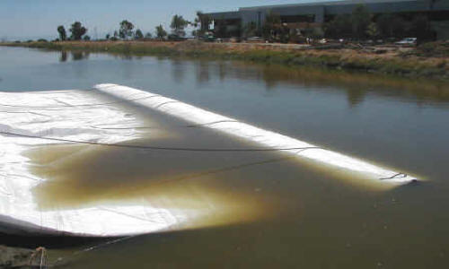 Dewatering Tidal Canal for Water Intake Repair Fremont, CA (2002)