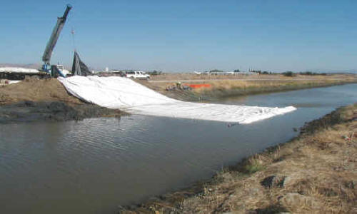 Dewatering Tidal Canal for Water Intake Repair Fremont, CA (2002)