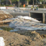 Dewatering Tidal Canal for Water Intake Repair Fremont, CA (2002)