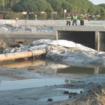 Dewatering Tidal Canal for Water Intake Repair Fremont, CA (2002)