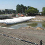 Dewatering Tidal Canal for Water Intake Repair Fremont, CA (2002)