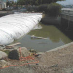 Dewatering Tidal Canal for Water Intake Repair Fremont, CA (2002)